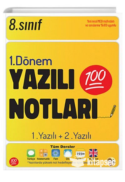 8- Sınıf Yazılı Notları 1- Dönem 1- ve 2- Yazılı Tonguç Akademi